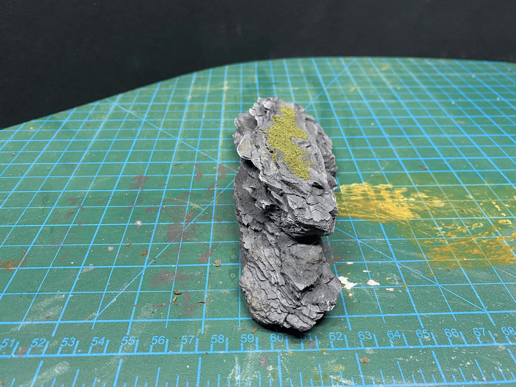 Hand-Painted Wood Nugget Rock Terrain