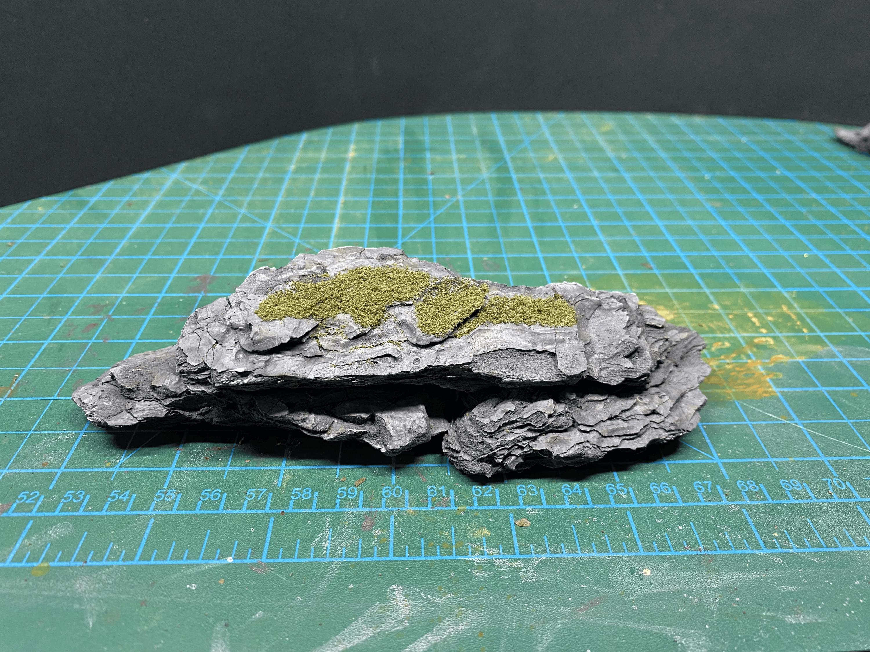 Hand-Painted Wood Nugget Rock Terrain