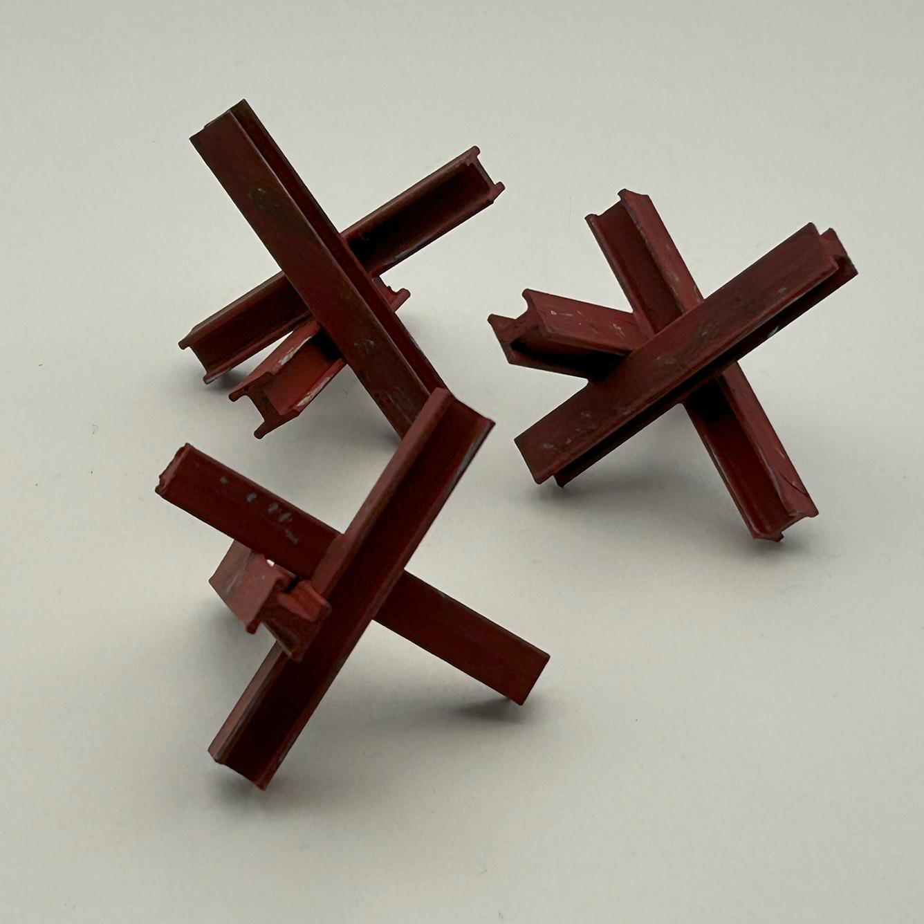 H-Beam Tank Trap Scatter Terrain for Table Top Wargames